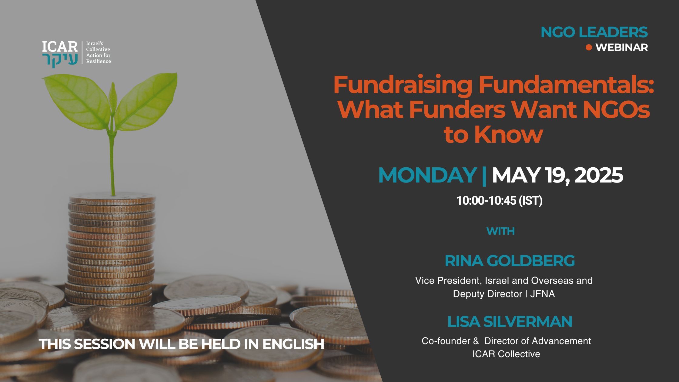 Webinars For NGO Leaders | Fundraising Fundamentals: What Funders Want NGOs to Know